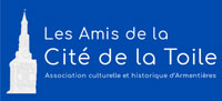 Logo les amis de la cite de la toile fonce