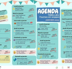 Agenda du Tiers-Lieu